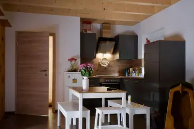 Küche/Küchenzeile in der Unterkunft Tinyhouse für Gesundheitsbewusste