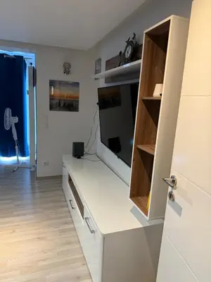 Küche/Küchenzeile in der Unterkunft Stilvolle Wohnung im Erdgeschoss