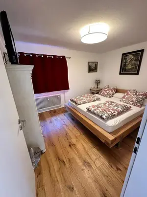 Ein Bett oder Betten in einem Zimmer der Unterkunft Ferienwohnung Stella