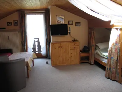 Ein Bett oder Betten in einem Zimmer der Unterkunft Ferienhaus Lang