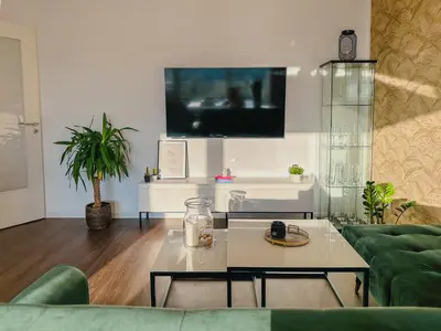 TV/Unterhaltungsangebot in der Unterkunft Cosy 4 room apartment - free parking - balcony - workspace