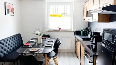 Küche/Küchenzeile in der Unterkunft Nahe Rathaus & Dom - 1,5-, 2- oder 3 ZKB-Apartments im Zentrum