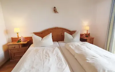 Ein Bett oder Betten in einem Zimmer der Unterkunft Pension Steiner