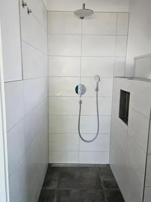 Ein Badezimmer in der Unterkunft Moderne,ruhige Ferienwohnung in Eicherloh