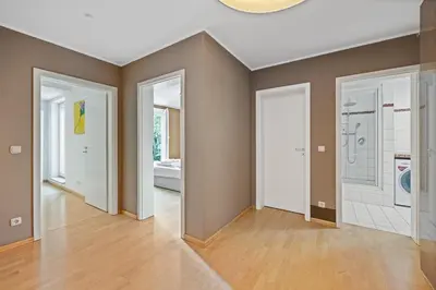 Ein Bett oder Betten in einem Zimmer der Unterkunft 3 Zimmer EG Wohnung in Stephanskirchen