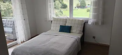 Ein Bett oder Betten in einem Zimmer der Unterkunft Elaine