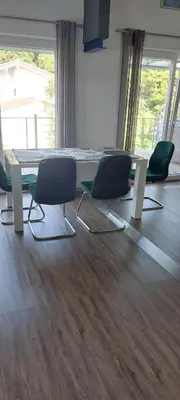 Ein Sitzbereich in der Unterkunft Elaine