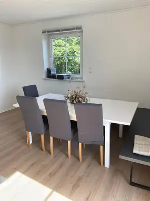 Ein Sitzbereich in der Unterkunft Ferienwohnung mit 3 Schlafzimmern im 1 Stock
