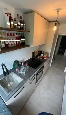 Küche/Küchenzeile in der Unterkunft 2 BR- New, cozy apartment for 5 people