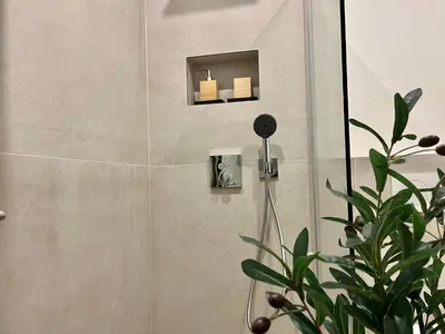 Ein Badezimmer in der Unterkunft LeNi Living - Klein! Fein! Dein!