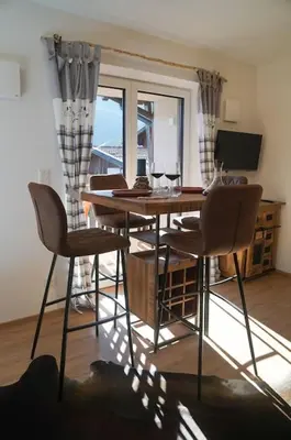 TV/Unterhaltungsangebot in der Unterkunft Wohnung Wendelstein mit Bergblick im Inntal - zentral & ruhig