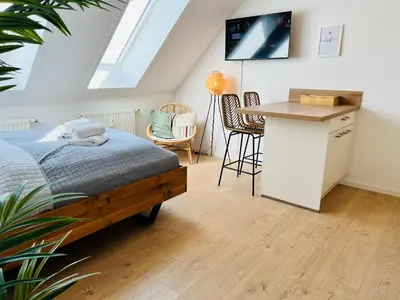 TV/Unterhaltungsangebot in der Unterkunft Cozy apartment for 2 near Mering train station