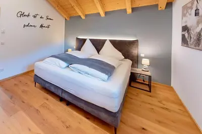 Ein Bett oder Betten in einem Zimmer der Unterkunft Hoamat 7