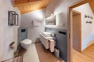 Ein Badezimmer in der Unterkunft Hoamat 7