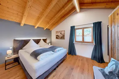 Ein Bett oder Betten in einem Zimmer der Unterkunft Hoamat 7