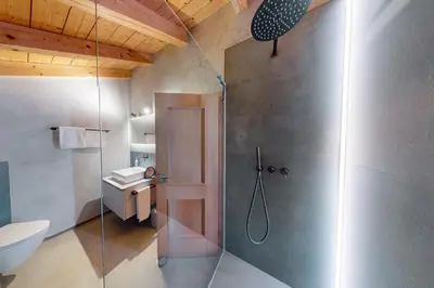 Ein Badezimmer in der Unterkunft Hoamat 7