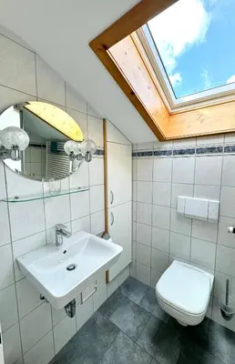 Ein Badezimmer in der Unterkunft Ferienwohnung Grasegger