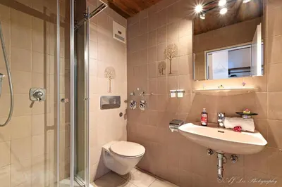Ein Badezimmer in der Unterkunft Ferienwohnung Kathi