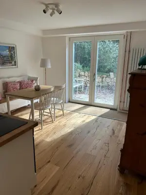 Grundriss der Unterkunft Wohnung mit Terrasse am Waldrand