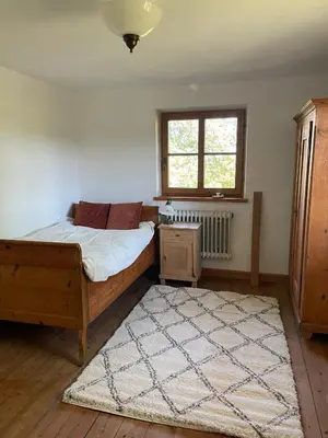 Ein Bett oder Betten in einem Zimmer der Unterkunft Landhof Rupertsdorf
