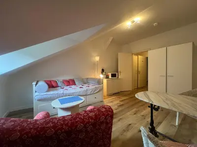 Ein Sitzbereich in der Unterkunft ciao-aschau Haus zur Burg Apartment 305 Geres