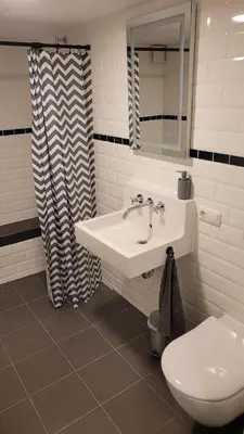 Ein Badezimmer in der Unterkunft Ruffinis Souterrain