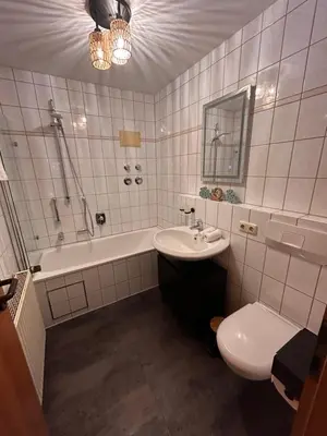 Ein Badezimmer in der Unterkunft Ferienwohnung Stüberl inklusive Königscard