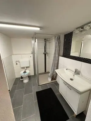 Ein Badezimmer in der Unterkunft Gemütliche Auszeit in Rennertshofen