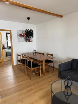 Ein Sitzbereich in der Unterkunft Panoramablick