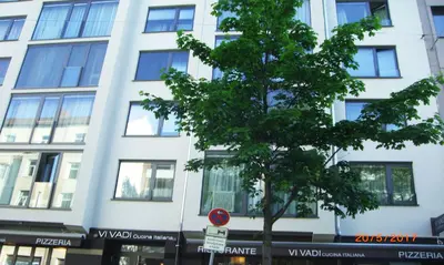 Das Gebäude in dem sich die Ferienwohnung befindet