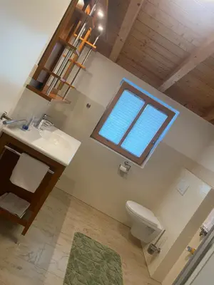 Ein Badezimmer in der Unterkunft Gemütlichkeit - Land