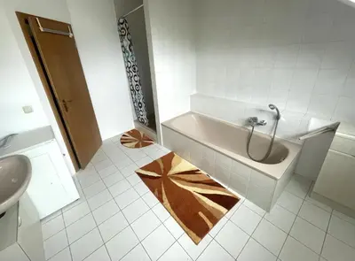 Ein Badezimmer in der Unterkunft Charmantes Ferienhaus Luise im Allgäu