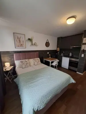 Ein Bett oder Betten in einem Zimmer der Unterkunft Central Munich Living