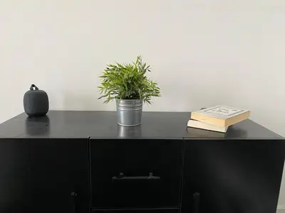 Die Bibliothek in der Ferienwohnung