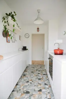 Küche/Küchenzeile in der Unterkunft Chiemsee Cottage