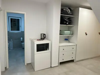 Küche/Küchenzeile in der Unterkunft EMMA Gardencity Basement Flat