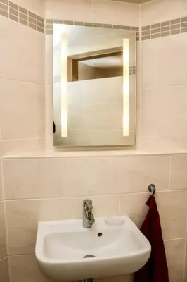 Ein Badezimmer in der Unterkunft Murnau am Staffelsee Keni, dieTop-Ferienwohnung