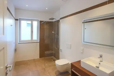 Ein Badezimmer in der Unterkunft Hotel Lutz