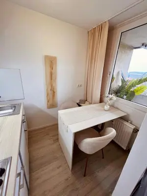 Grundriss der Unterkunft Penthouse studio apartment with terrace near Audi