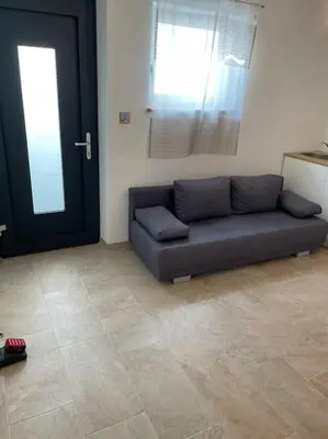 Ein Sitzbereich in der Unterkunft 2 Zim helles KG Apartment