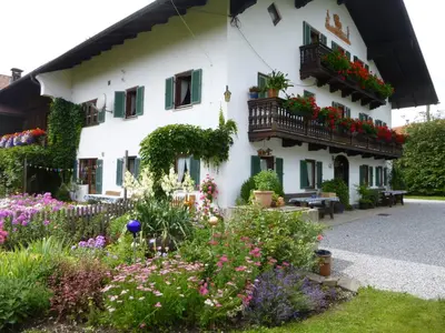 Ein Garten an der Unterkunft Ferienwohnungen 