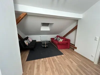 Ein Sitzbereich in der Unterkunft Natur pur Maximilian