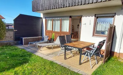 Das Gebäude in dem sich die Ferienwohnung befindet
