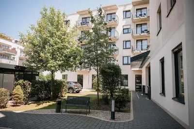 Das Gebäude in dem sich das Hotel befindet