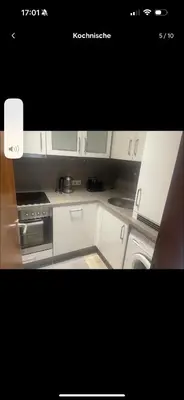 Küche/Küchenzeile in der Unterkunft Wunder schön Appartement