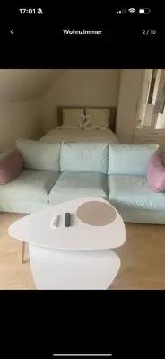 Ein Sitzbereich in der Unterkunft Wunder schön Appartement