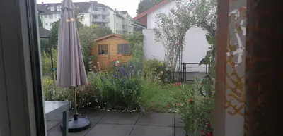 Ein Garten an der Unterkunft Dreamhouse