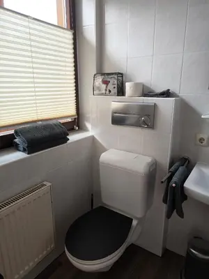 Ein Sitzbereich in der Unterkunft Ferienwohnung Fleur