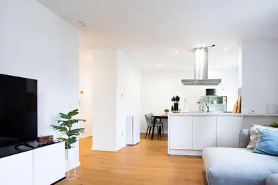 Grundriss der Unterkunft Schöne, zentrale Wohnung für 4 Personen