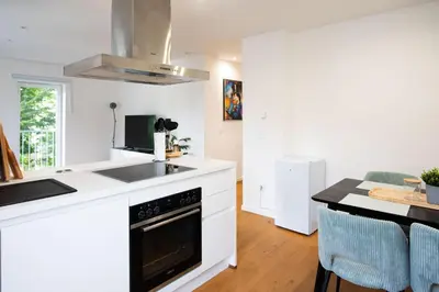 Grundriss der Unterkunft Schöne, zentrale Wohnung für 4 Personen